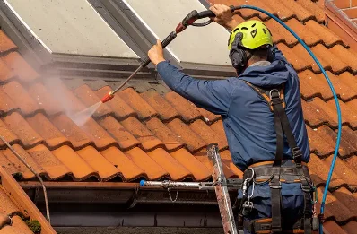 Démoussage et hydrofuge de toiture à Vry